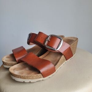 Yokono Stylish Tan  Sandals with Adjustable Straps